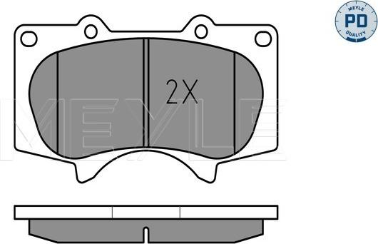 Meyle 025 240 2417/PD - Set placute frana,frana disc aaoparts.ro