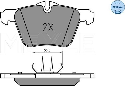 Meyle 025 240 7920 - Set placute frana,frana disc aaoparts.ro