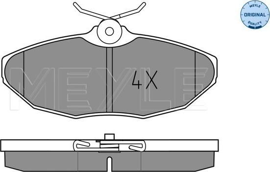 Meyle 025 241 9017 - Set placute frana,frana disc aaoparts.ro