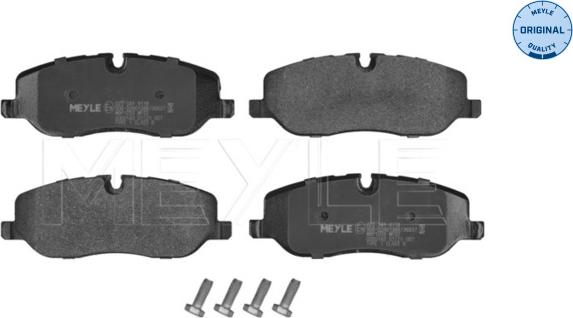 Meyle 025 241 9118 - Set placute frana,frana disc aaoparts.ro