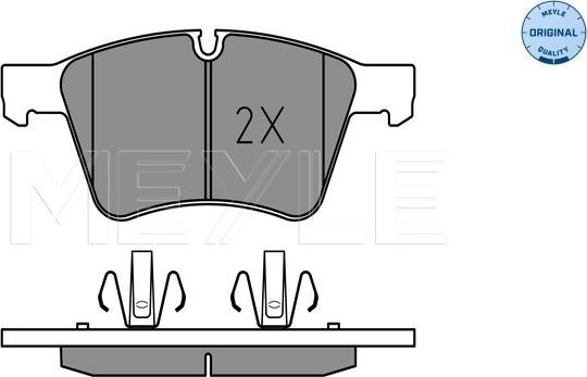 Meyle 025 241 5120 - Set placute frana,frana disc aaoparts.ro