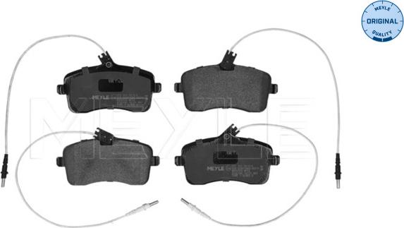 Meyle 025 241 3418/W - Set placute frana,frana disc aaoparts.ro