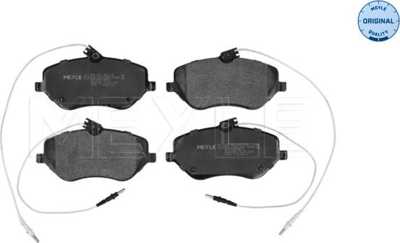 Meyle 025 241 3317/W - Set placute frana,frana disc aaoparts.ro