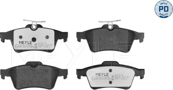 Meyle 025 241 3716/PD - Set placute frana,frana disc aaoparts.ro