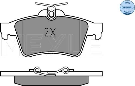 Meyle 025 241 3716 - Set placute frana,frana disc aaoparts.ro