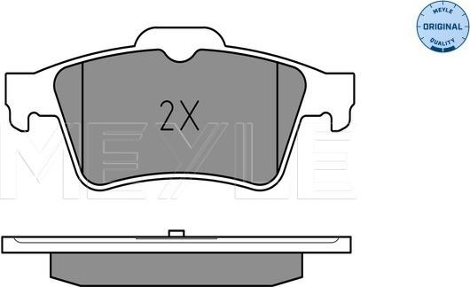 Meyle 025 241 3716 - Set placute frana,frana disc aaoparts.ro