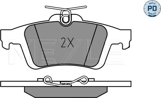 Meyle 025 241 3717/PD - Set placute frana,frana disc aaoparts.ro