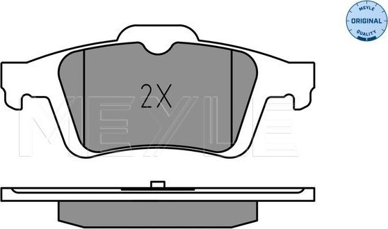 Meyle 025 241 3717 - Set placute frana,frana disc aaoparts.ro