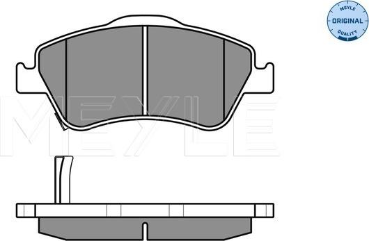 Meyle 025 241 2219/W - Set placute frana,frana disc aaoparts.ro