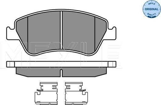 Meyle 025 241 2219/W - Set placute frana,frana disc aaoparts.ro