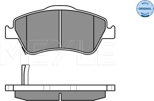 Meyle 025 241 2219/W - Set placute frana,frana disc aaoparts.ro