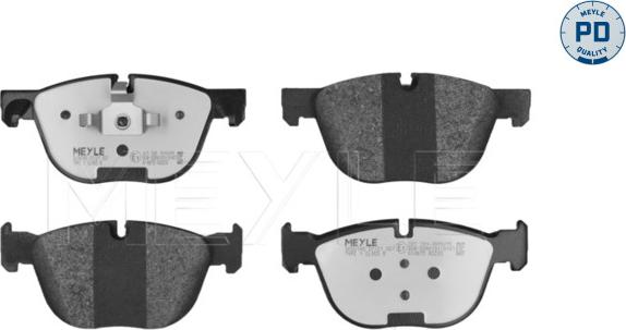 Meyle 025 241 7019/PD - Set placute frana,frana disc aaoparts.ro