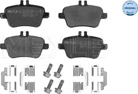 Meyle 025 248 4818 - Set placute frana,frana disc aaoparts.ro