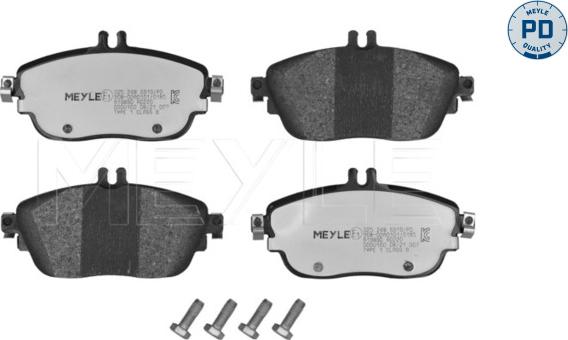 Meyle 025 248 6919/PD - Set placute frana,frana disc aaoparts.ro