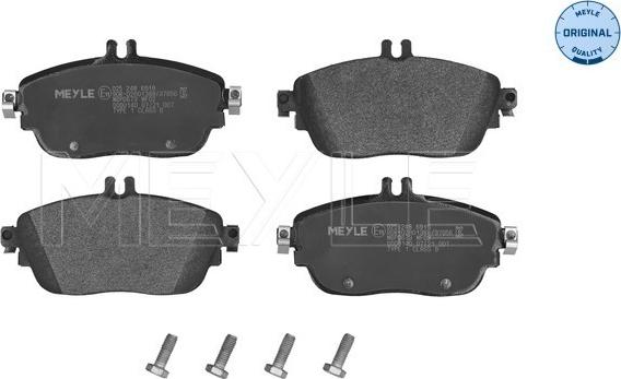 Meyle 025 248 6919 - Set placute frana,frana disc aaoparts.ro