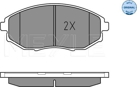 Meyle 025 248 6417/W - Set placute frana,frana disc aaoparts.ro