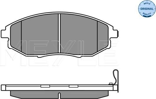 Meyle 025 248 6417/W - Set placute frana,frana disc aaoparts.ro