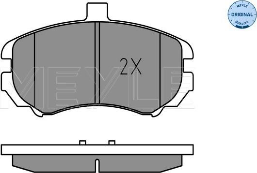 Meyle 025 243 6917/W - Set placute frana,frana disc aaoparts.ro