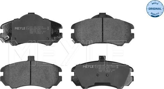 Meyle 025 243 6917/W - Set placute frana,frana disc aaoparts.ro