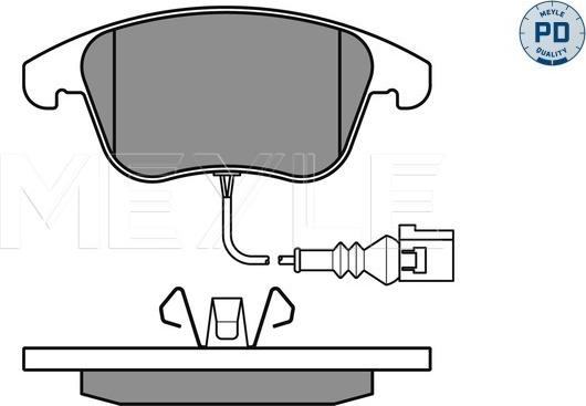 Meyle 025 243 3219/PD - Set placute frana,frana disc aaoparts.ro