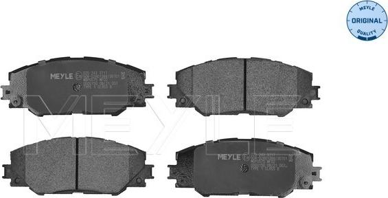 Meyle 025 243 3717 - Set placute frana,frana disc aaoparts.ro