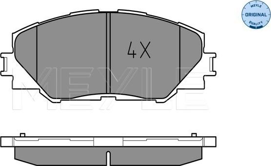 Meyle 025 243 3717 - Set placute frana,frana disc aaoparts.ro