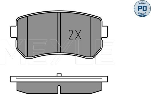 Meyle 025 243 2015/PD - Set placute frana,frana disc aaoparts.ro