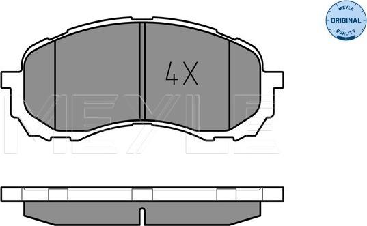 Meyle 025 243 7217/W - Set placute frana,frana disc aaoparts.ro