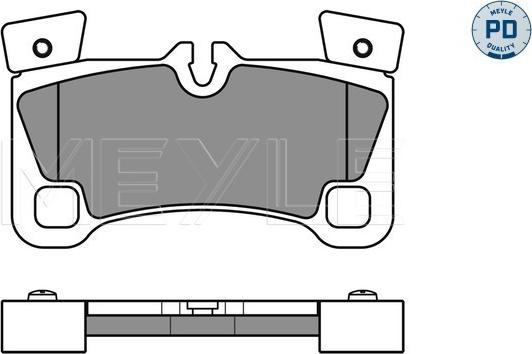 Meyle 025 242 9616/PD - Set placute frana,frana disc aaoparts.ro