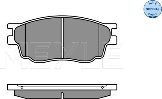 Meyle 025 242 4616/W - Set placute frana,frana disc aaoparts.ro