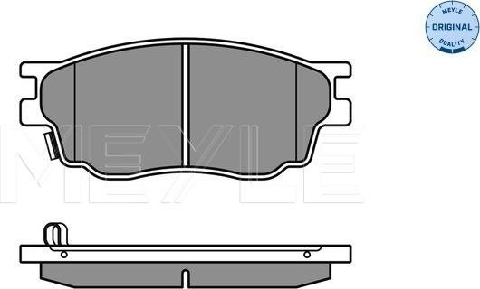 Meyle 025 242 4616/W - Set placute frana,frana disc aaoparts.ro