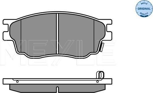 Meyle 025 242 4616/W - Set placute frana,frana disc aaoparts.ro