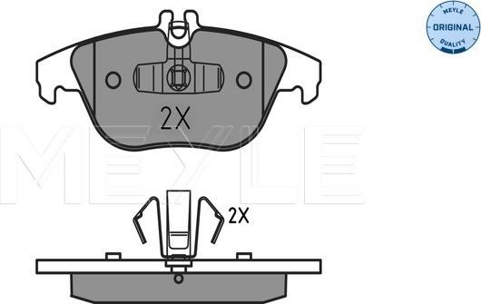 Meyle 025 242 5418 - Set placute frana,frana disc aaoparts.ro