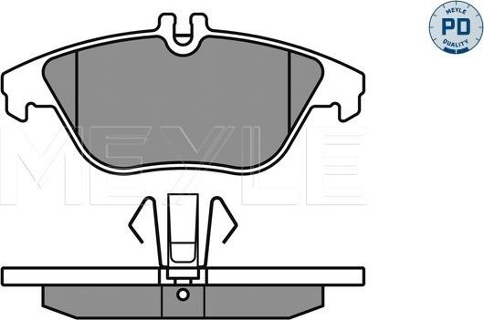 Meyle 025 242 5317/PD - Set placute frana,frana disc aaoparts.ro