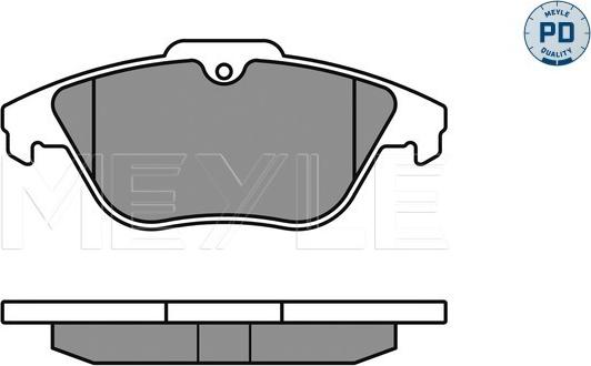 Meyle 025 242 5317/PD - Set placute frana,frana disc aaoparts.ro