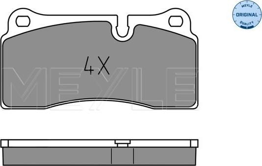 Meyle 025 242 6118 - Set placute frana,frana disc aaoparts.ro