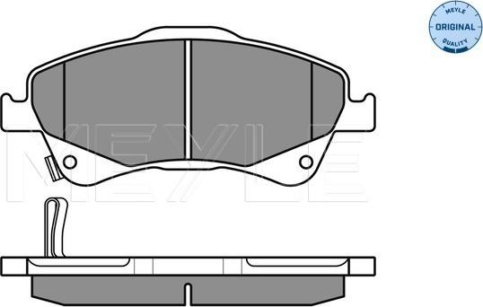 Meyle 025 242 0419/W - Set placute frana,frana disc aaoparts.ro