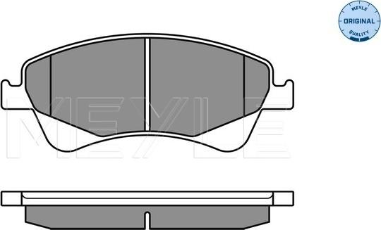 Meyle 025 242 0419/W - Set placute frana,frana disc aaoparts.ro