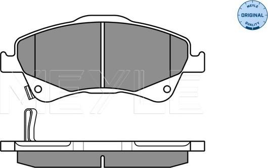 Meyle 025 242 0419/W - Set placute frana,frana disc aaoparts.ro