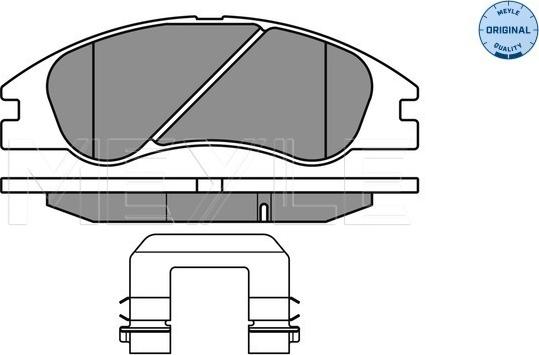 Meyle 025 242 1817/W - Set placute frana,frana disc aaoparts.ro