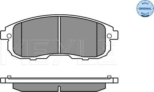 Meyle 025 242 8016/W - Set placute frana,frana disc aaoparts.ro