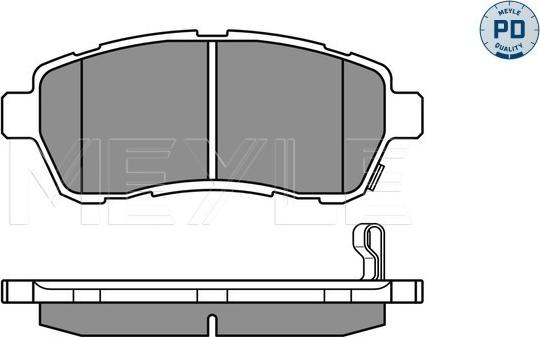 Meyle 025 242 8316/PD - Set placute frana,frana disc aaoparts.ro