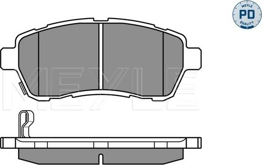 Meyle 025 242 8316/PD - Set placute frana,frana disc aaoparts.ro