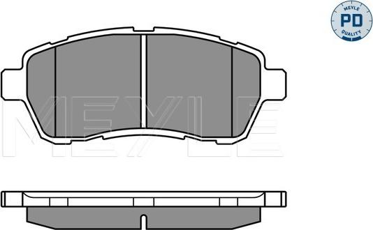 Meyle 025 242 8316/PD - Set placute frana,frana disc aaoparts.ro