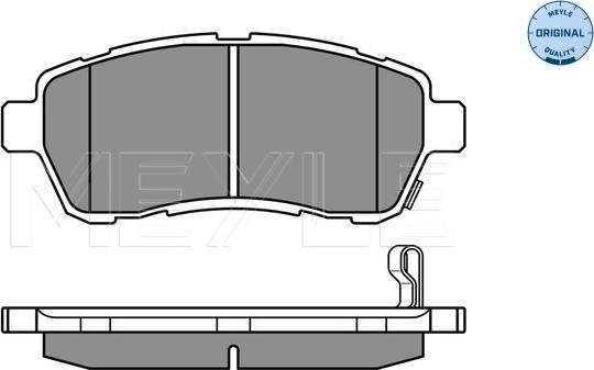 Meyle 025 242 8316/W - Set placute frana,frana disc aaoparts.ro