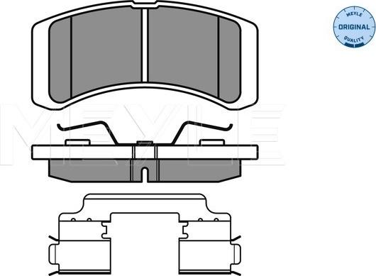 Meyle 025 242 2914/W - Set placute frana,frana disc aaoparts.ro