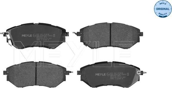 Meyle 025 242 2218/W - Set placute frana,frana disc aaoparts.ro