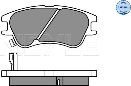 Meyle 025 242 7713/W - Set placute frana,frana disc aaoparts.ro