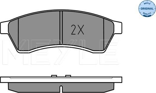 Meyle 025 247 4414/W - Set placute frana,frana disc aaoparts.ro