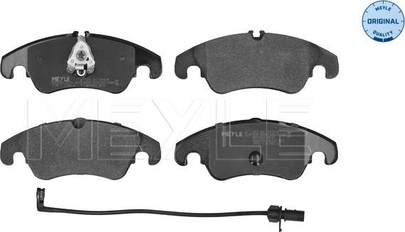 Meyle 025 247 4319/W - Set placute frana,frana disc aaoparts.ro